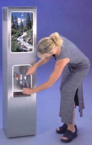 Fountain-Classic distilled water machine.